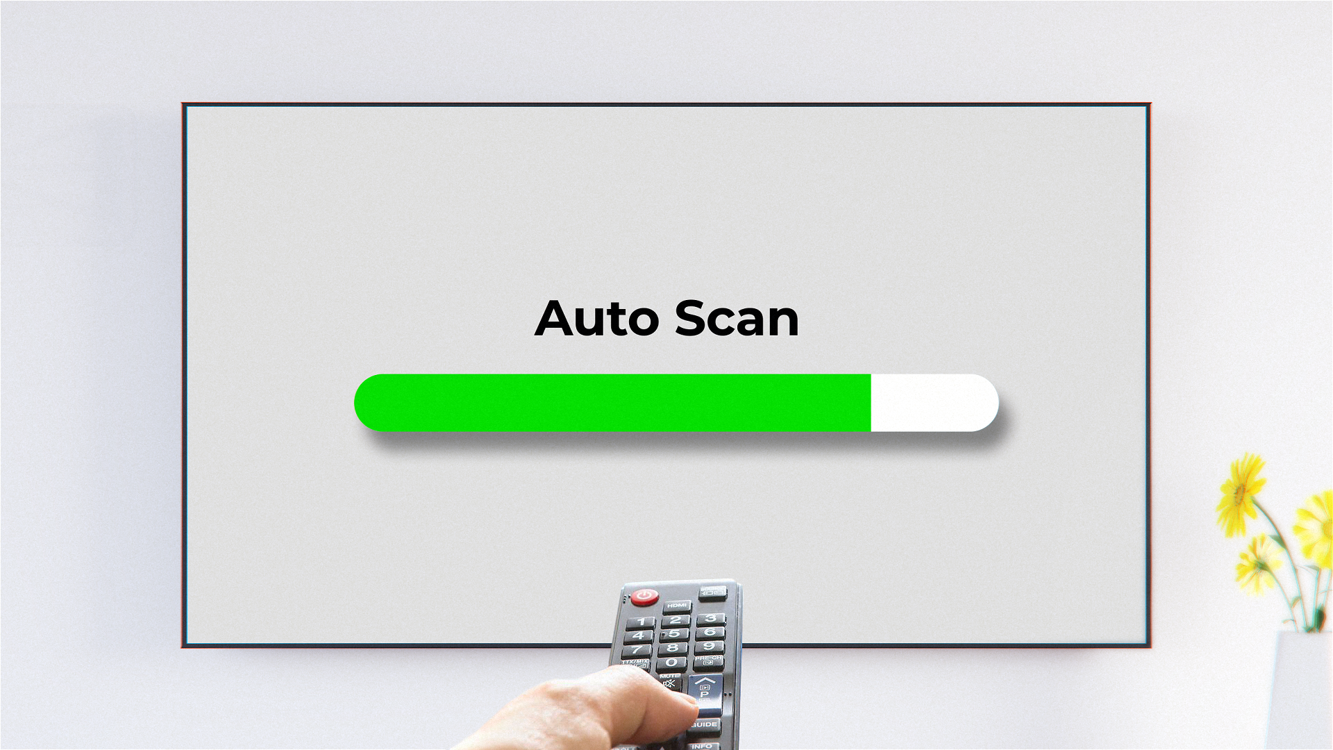 b. Click on Auto-Scan on your TV setup screen.